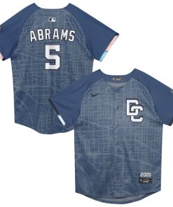 CJ Abrams Washington Nationals Nike Preschool City Connect 2025 Limited Player Jersey - Blue