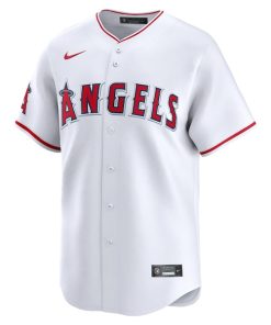 Alternative view of Los Angeles Angels Nike 2024 Jackie Robinson Day Home Limited Jersey?¨C White