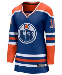 Alternative view of Trent Frederic Edmonton Oilers  Women's Home Breakaway Jersey - Royal