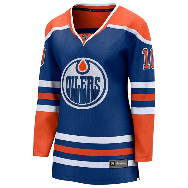 Trent Frederic Edmonton Oilers Women's Home Breakaway Jersey - Royal - Image 2
