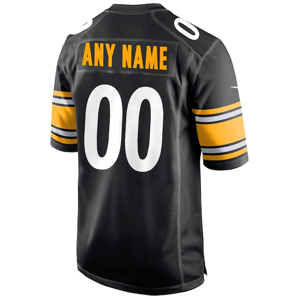 Pittsburgh Steelers Nike Custom Game Jersey - Black - Image 3