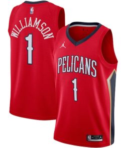 Zion Williamson New Orleans Pelicans Jordan Brand 2020/21 Swingman Jersey - Statement Edition - Red