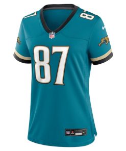 Alternative view of Keenan McCardell Jacksonville Jaguars Nike Women's Prowler Throwback Retired Player Game Jersey - Teal