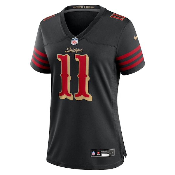 Brandon Aiyuk San Francisco 49ers Nike Women's 2025 Rivalries Collection Game Jersey - Black - Image 2