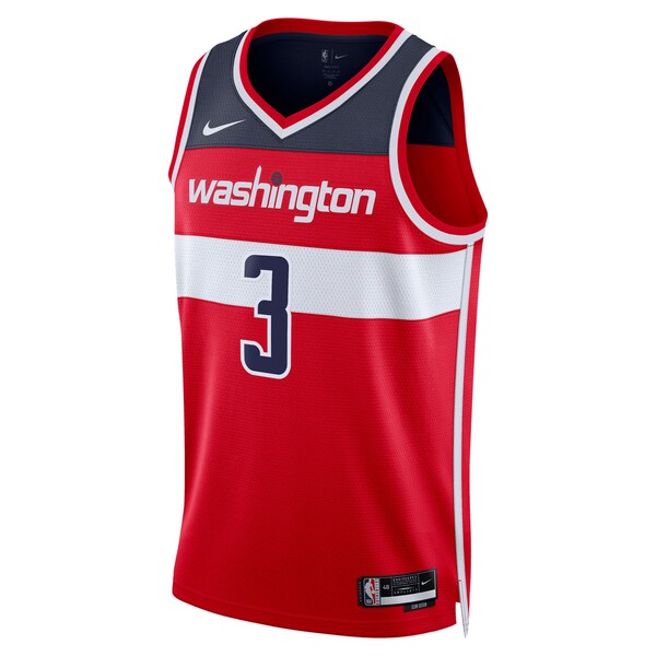 CJ McCollum Washington Wizards Nike Unisex Swingman Player Jersey - Icon Edition - Red - Image 2