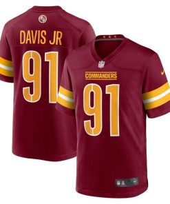 Carl Davis Jr. Washington Commanders Nike Team Game Jersey -  Burgundy