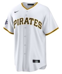 Alternative view of Pittsburgh Pirates Nike 2025 MLB All-Star Game Home Replica Jersey - White