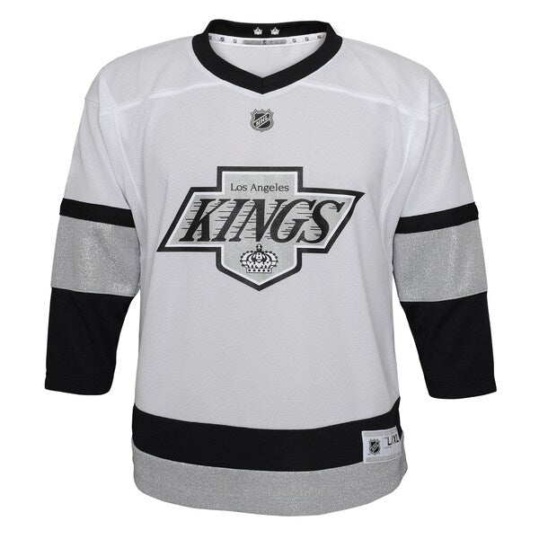 Los Angeles Kings Youth 2021/22 Alternate Replica Jersey - White - Image 2