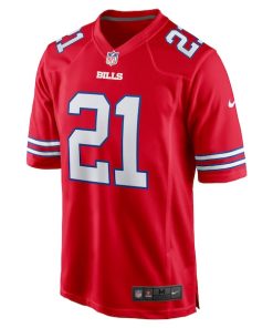 Alternative view of Jordan Poyer Buffalo Bills Nike Alternate Game Jersey - Red