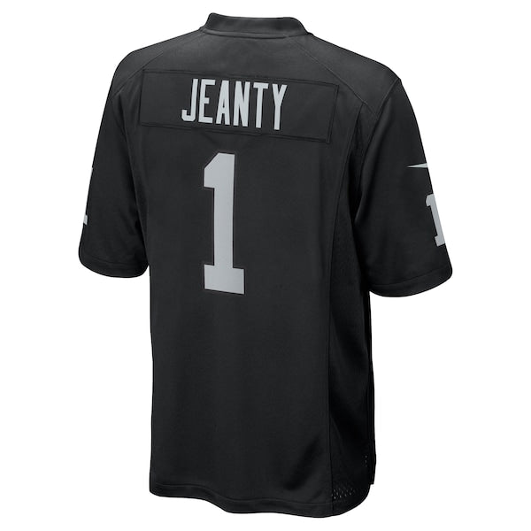 Ashton Jeanty Las Vegas Raiders Nike Youth 2025 NFL Draft First Round Pick Team Game Jersey - Black - Image 3