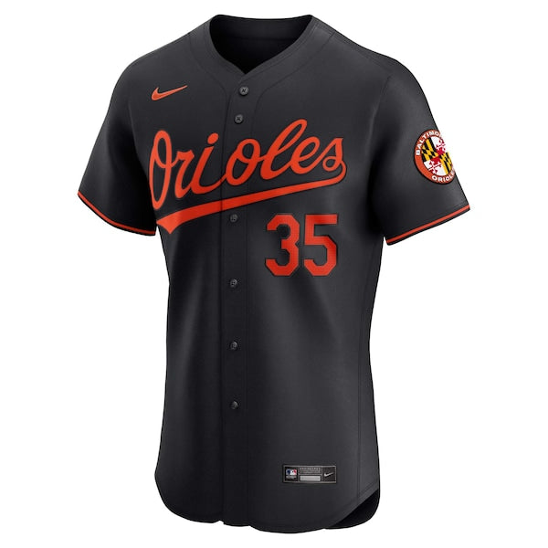 Adley Rutschman Baltimore Orioles Nike Alternate Elite Player Jersey - Black - Image 3