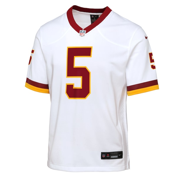 Jayden Daniels Washington Commanders Nike Youth Game Super Bowl Era Jersey - White - Image 2