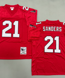 Deion Sanders  Atlanta Falcons Authentic Throwback Retired Player Jersey
