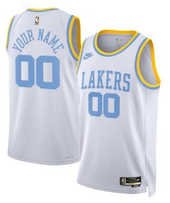 Los Angeles Lakers Nike Unisex 2022/23 Custom Swingman Jersey - Classic Edition - White