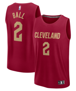 Lonzo Ball Cleveland Cavaliers  Fast Break Replica Jersey - Wine - Icon Edition