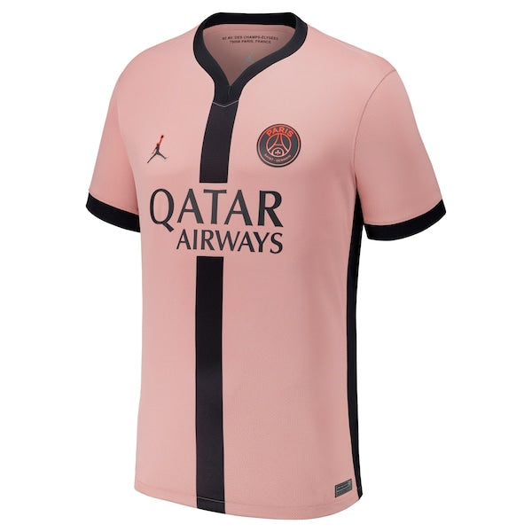 Paris Saint-Germain Jordan Brand Youth 2024/25 Third Replica Jersey - Pink - Image 2