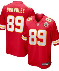 Jason Brownlee Kansas City Chiefs Nike Team Game Jersey -  Red