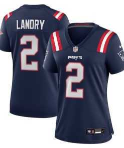 Harold Landry New England Patriots Nike Women's Team Game Jersey -  Navy