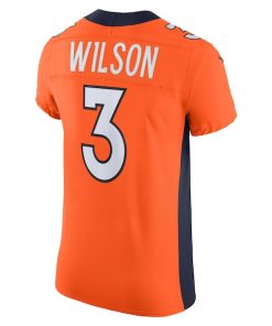 Alternative view of Russell Wilson Denver Broncos Nike Vapor Elite Jersey - Orange