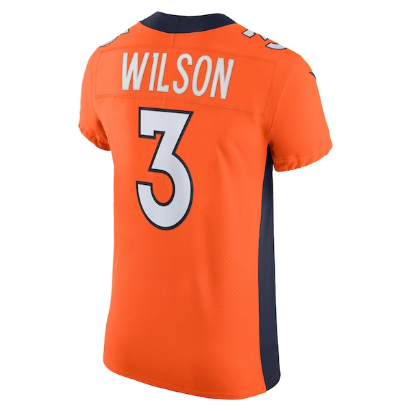 Russell Wilson Denver Broncos Nike Vapor Elite Jersey - Orange - Image 2
