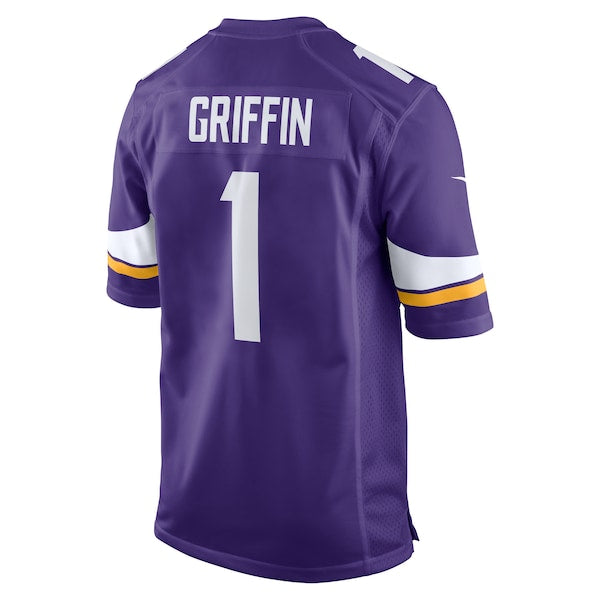 Shaquill Griffin Minnesota Vikings Nike Team Game Jersey - Purple - Image 3
