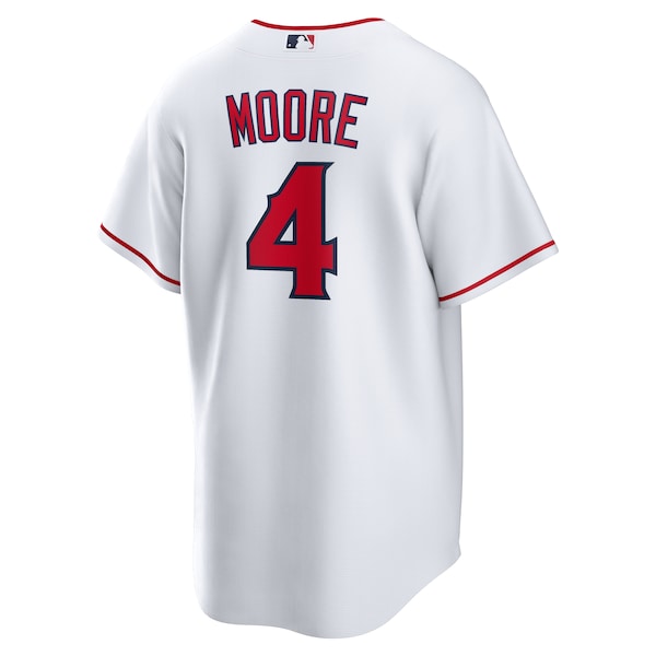 Christian Moore Los Angeles Angels Nike Home Replica Jersey - White - Image 3