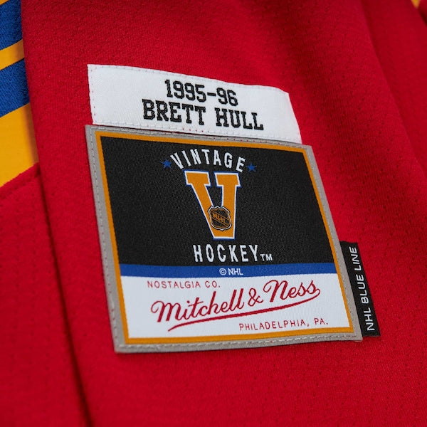 Brett Hull St. Louis Blues 1995/96 Blue Line Player Jersey - Blue - Image 5