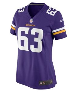 Alternative view of Jeremy Flax Minnesota Vikings Nike Women's  Game Jersey -  Purple