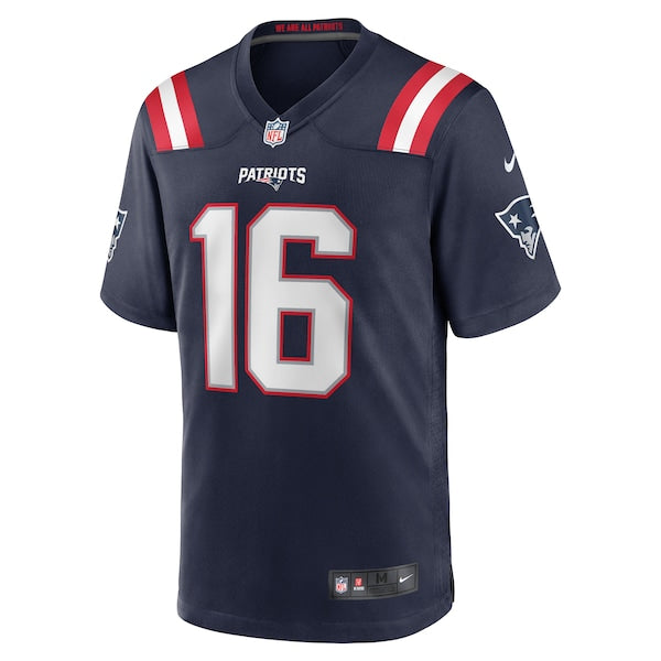 Malik Cunningham New England Patriots Nike Team Game Jersey - Navy - Image 2