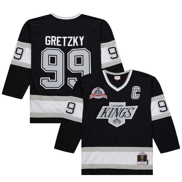 Wayne Gretzky Los Angeles Kings Big & Tall 1992/93 Blue Line 2.0 Jersey - Black - Image 3
