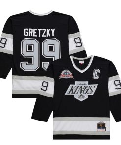 Alternative view of Wayne Gretzky Los Angeles Kings  Big & Tall 1992/93 Blue Line 2.0 Jersey - Black