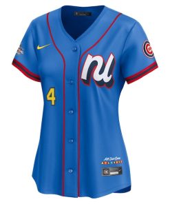 Alternative view of Pete Crow-Armstrong National League Nike Women's 2025 All-Star Edition Limited Player Jersey - Blue