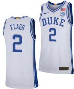 Cooper Flagg Duke Blue Devils #2 Basketball Jersey - White