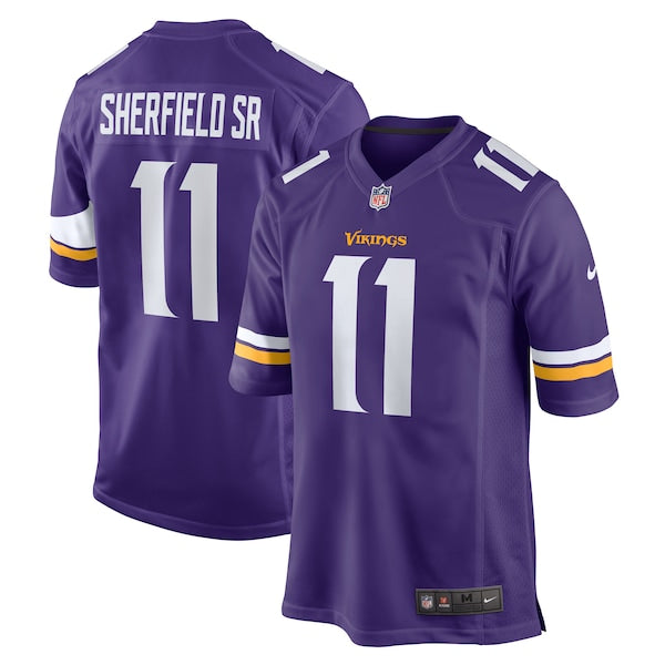 Trent Sherfield Sr. Minnesota Vikings Nike Game Jersey - Purple