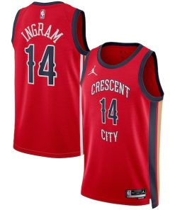 Brandon Ingram New Orleans Pelicans Jordan Brand Unisex Swingman Jersey - Statement Edition - Red