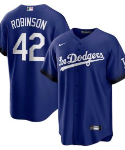Jackie Robinson Los Angeles Dodgers Nike City Connect Replica Player Jersey - Royal
