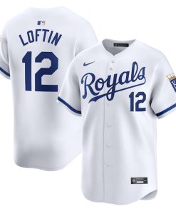 Nick Loftin Kansas City Royals Nike Home Limited Player Jersey - White