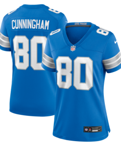 Malik Cunningham Detroit Lions Nike Women's Team Game Jersey -  Blue