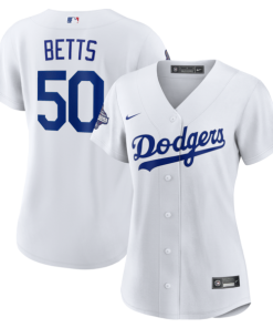 Mookie Betts Los Angeles Dodgers Nike Women's 2025 World Series Champions Home Replica Player Jersey - White