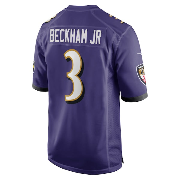 Odell Beckham Jr. Baltimore Ravens Nike Game Jersey - Purple - Image 2