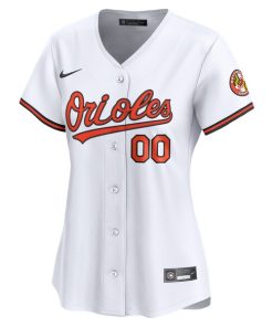 Alternative view of Baltimore Orioles Nike Women's Home Limited Custom Jersey - White