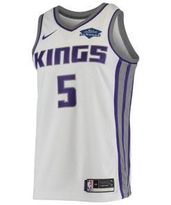Alternative view of De'Aaron Fox Sacramento Kings Nike Swingman Player Jersey - Association Edition - White