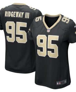 Alternative view of John Ridgeway III New Orleans Saints Nike Women's  Game Jersey -  Black