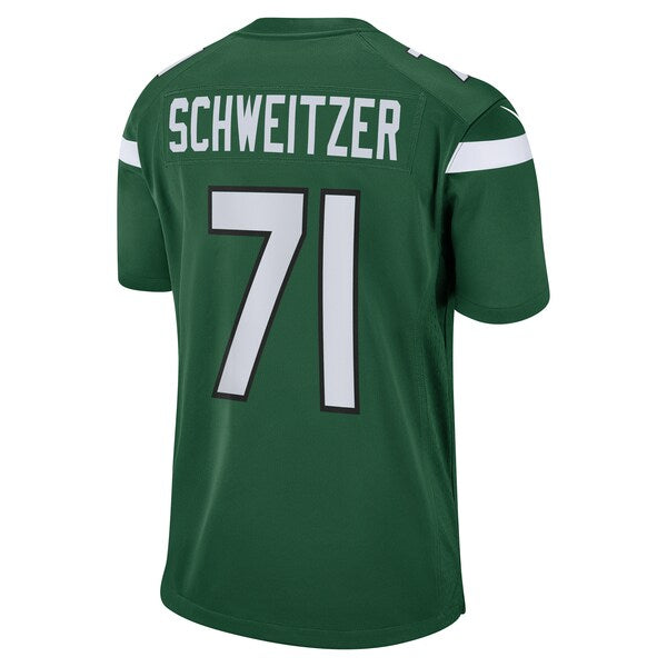 Wes Schweitzer New York Jets Nike Game Jersey - Green - Image 3