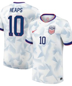 Lindsey Heaps USMNT Nike 2025 Home Replica Player Jersey - White