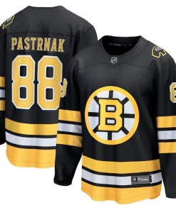 David Pastrnak Boston Bruins  Home Breakaway Player Jersey - Black