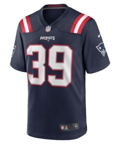 Alternative view of Tae Hayes New England Patriots Nike Home Game Player Jersey - Navy