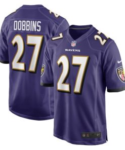 J.K. Dobbins Baltimore Ravens Nike Game Team Jersey - Purple