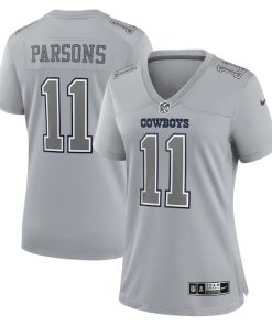 Micah Parsons Dallas Cowboys Nike Women's Atmosphere Fashion Game Jersey - Gray