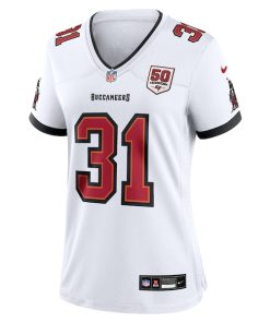 Alternative view of Antoine Winfield Jr. Tampa Bay Buccaneers Nike Women's 50th Season Patch Game Jersey -  White